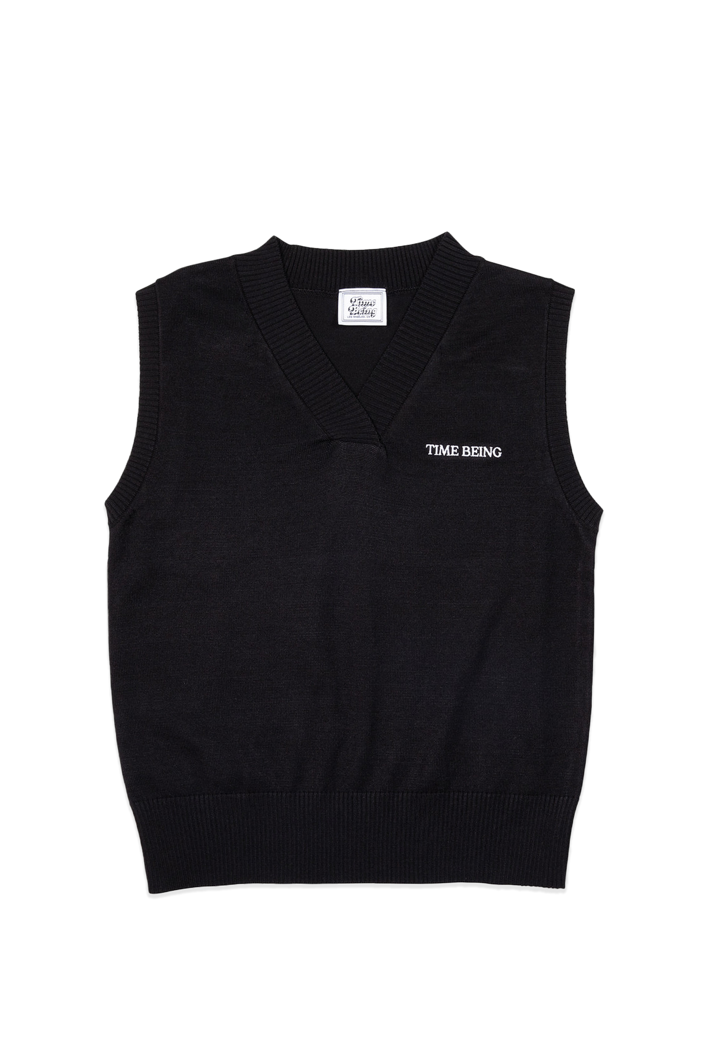 TIME BEING SWEATER VEST (BLACK)